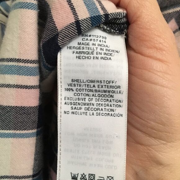 True Religion flannel button down shirt XS - Picture 9 of 10